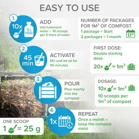 Bio-enzymatic cleaner for your COMPOST 500g