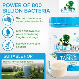 Bio-enzymatic cleaner for your RAINWATER TANKS 500g