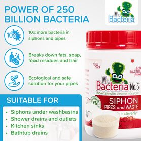 Bio-enzymatic cleaner for your SIPHON and WASTE PIPES 500g