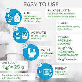 Bio-enzymatic cleaner for your SIPHON and WASTE PIPES 500g