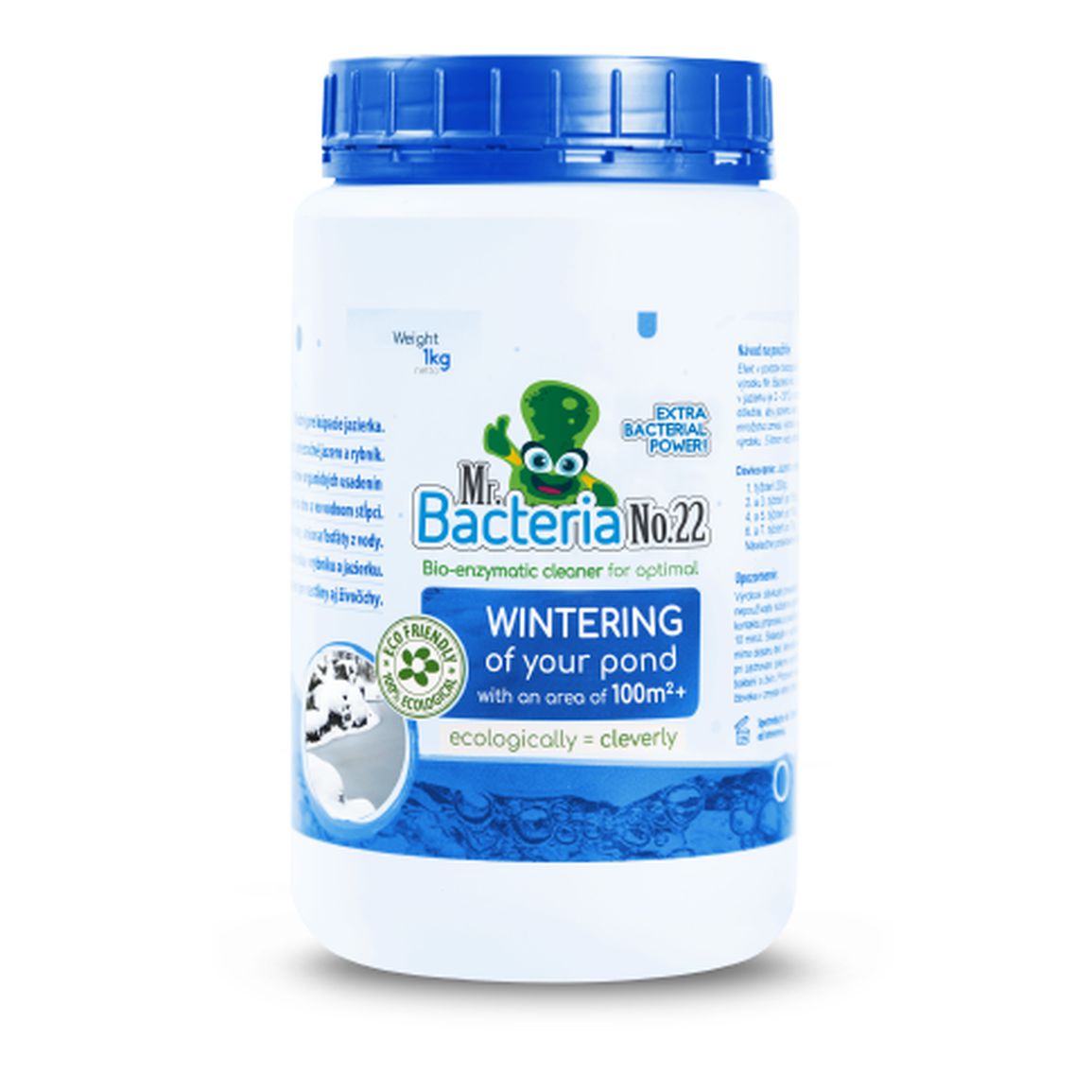 Bio-enzymatic cleaner for optimal WINTERING of your pond with an area of 100m2+ 1000g